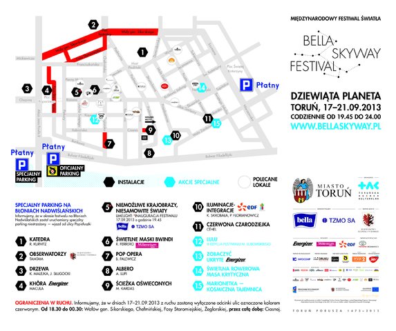 Bella Skyway Festival: światło zawładnie Toruniem