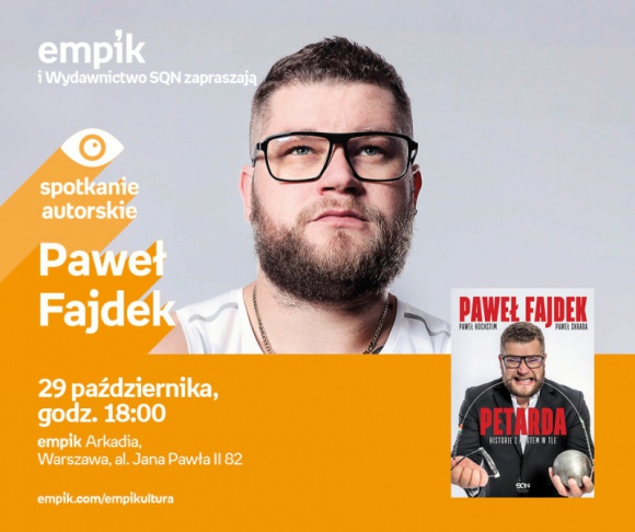 Spotkanie z Pawłem Fajdkiem LIFESTYLE, Książka - Młotem prosto do celu – historia trzykrotnego złotego medalisty